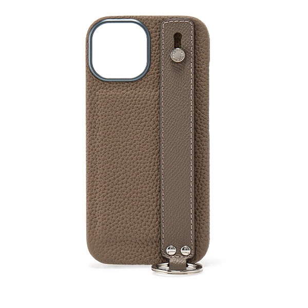 �ܥʥ٥����� BONAVENTURA iPhone15 �ϥ�ɥ��դ��Хå����С������� Back Cover Case with handle �쥶�� �Υӥ�쥶�� �ܳ� ���奱���� ���ޥۥ������� �����ե��󥱡����� �ܳ� ������� ����ץ� ��