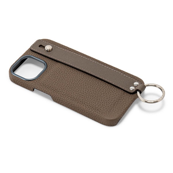 �ܥʥ٥����� BONAVENTURA iPhone15 �ϥ�ɥ��դ��Хå����С������� Back Cover Case with handle �쥶�� �Υӥ�쥶�� �ܳ� ���奱���� ���ޥۥ������� �����ե��󥱡����� �ܳ� ������� ����ץ� ��