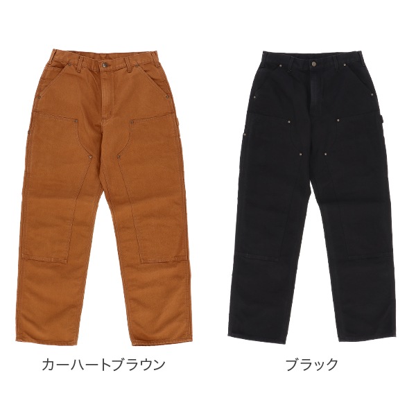 �����ϡ��� Carhartt �ѥ�� ����ѥ�� B136 ���֥�ˡ� �ڥ��󥿡��ѥ�� 12���� ���å����� �롼���ե��å� ��� �礭�������� ����� ����� Washed Duck Double-Front Work Dungaree ��