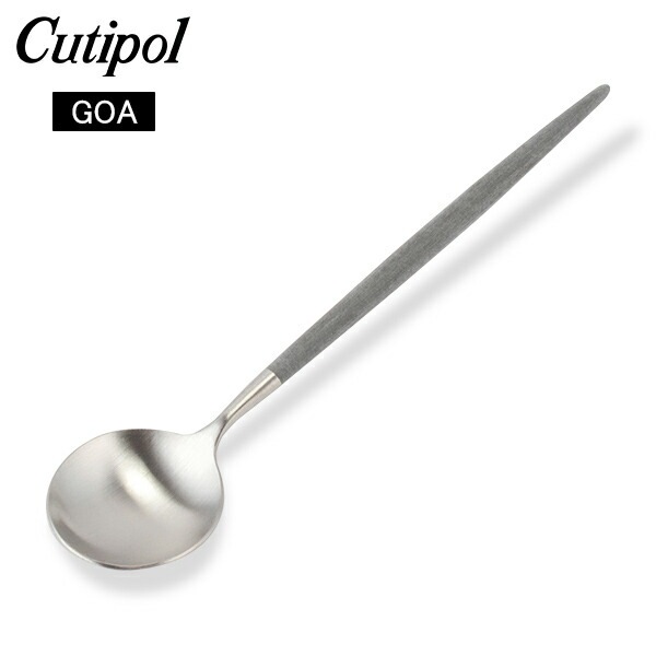 �����ݡ��� Cutipol GOA ���� �ǥ����ȥ��ס��� ���졼 Dessert spoon Grey Stainless ���ƥ�쥹 ���ȥ�꡼ ��