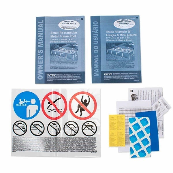 �ס��� ���С��դ� ����ƥå��� INTEX �ӥˡ���ס��� �ե졼��ס��� �쥯���󥰥顼 450 �� 220 �� 84cm 28273NP 28039 �Ȥ�Ω�Ƽ� �ե졼�� �� �緿�ס��� �ӥå��ס��� Ĺ���� ��