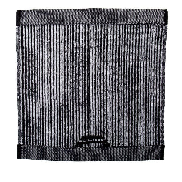 �ޥ��å� Marimekko �ߥ˥����� 30��30cm �Х�֥�饤�� VARVUNRAITA �ϥ�ɥ����� 067899-190 �ۥ磻�ȡ��֥�å� MINI TOWEL �̲� ������� ���ե� ������ ��