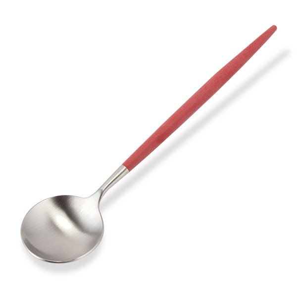 �����ݡ��� Cutipol GOA ���� �ǥ����ȥ��ס��� ��å� Dessert spoon Red Stainless ���ƥ�쥹 ���ȥ�꡼ ��