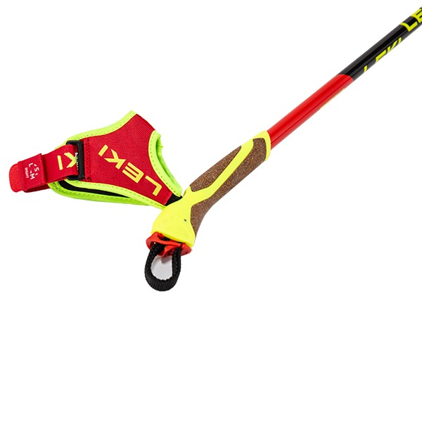 �쥭 LEKI �ݡ��� HRC max FRT ����������ȥ꡼�� ������ �ե꡼����ե� ������ ���� Ĵ���� ���η� ���ȥ�å� ���� ���� 6524000211 Cross Country bright red-neonyellow-carbon structure  ��
