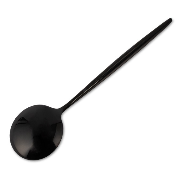�����ݡ��� Cutipol MOON MIRROR �ࡼ��ߥ顼 �ǥ����ȥ��ס��� �֥�å� Black 610105046 �Ĥ䤢�� Dessert Spoon ���ƥ�쥹 ���ȥ�꡼ ��