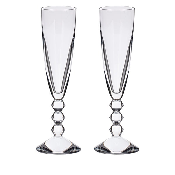 Baccarat シャンパングラス クリスタル 訳あり】バカラ Baccarat ベガ シャンパンフルート ペア シャンパン