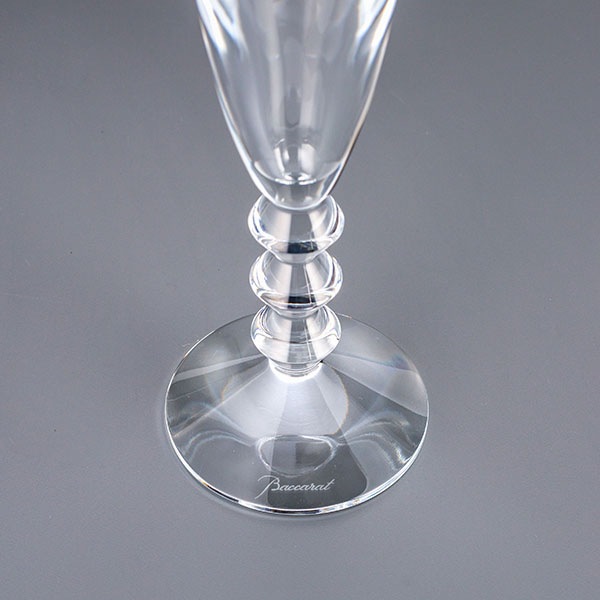未使用 Baccarat バカラ ベガ シャンパンフルート ペアグラス 元箱付き バカラ（Baccarat） グラス ペア シャンパンフルート ベガ シャンパン