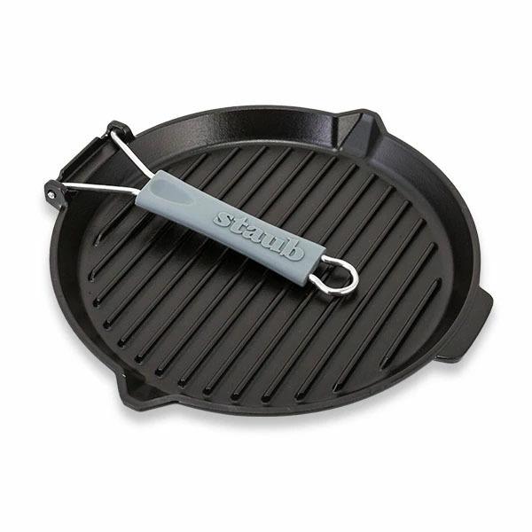 【美品 40%OFF以下!!】Staub グリルパン 27cm グリルラウンド 訳あり】 ストウブ Staub グリルパン 27cm グリルラウンド