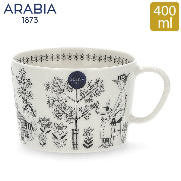 ����ӥ� Arabia �ޥ����å� �����ץ��å� ���å� �ޥ� 400mL ���ߥꥢ 1068071 EMILIA CUP ���� �����ҡ� ���å� ���� ��Υȡ��� ������� �̲�  ��