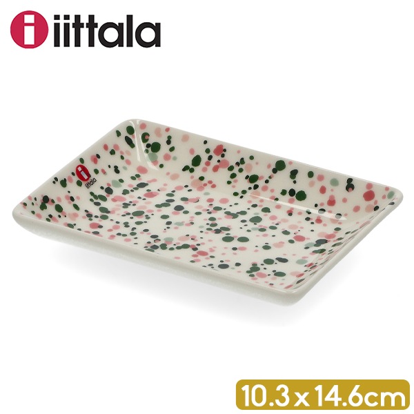 ���å��� iittala �� �������� �ץ졼�� ���� �����Хȥ��å� Helle 10.3 �� 14.6cm 1070621 �ԥ󥯥��꡼�� OIVA TOIKKA COLLECT OTC A6 plate Pink green �ѻ� �滮 ���� ������� �̲�