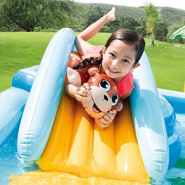 ס ӥˡס ƥå Intex 󥰥륢ɥ٥㡼 ץ쥤󥿡 244  198  71cm 57161NP JUNGLE ADVENTURE PLAY CENTER  ܡդ ѥס Ҷ å ͷ 