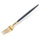�����ݡ��� Cutipol GOA ���� �ڥ��ȥ꡼�ե����� �֥롼�ߥ������ Pastry fork Blue Gold ���ƥ�쥹 ���ȥ�꡼ ��