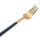 �����ݡ��� Cutipol GOA ���� �ڥ��ȥ꡼�ե����� �֥롼�ߥ������ Pastry fork Blue Gold ���ƥ�쥹 ���ȥ�꡼ ��