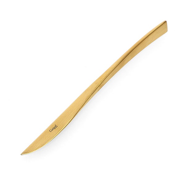 Cutipol �����ݡ��� DUNA GOLD BRUSHED �ǥ�ʥ�����ɥ֥�å���� Dessert knife �ǥ����ȥʥ��� Gold Matt ������ɥޥå� ���ȥ�꡼ 5609881230800 DU06GB ������ ��