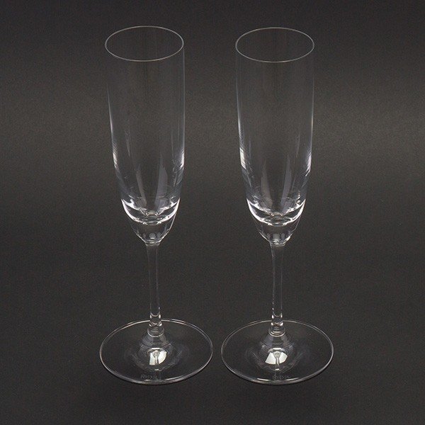 Riedel �꡼�ǥ� �磻�󥰥饹 2�ĥ��å� �����Υ� Vinum �����ѡ��˥� Champagne Glass 6416/8 ������ ��