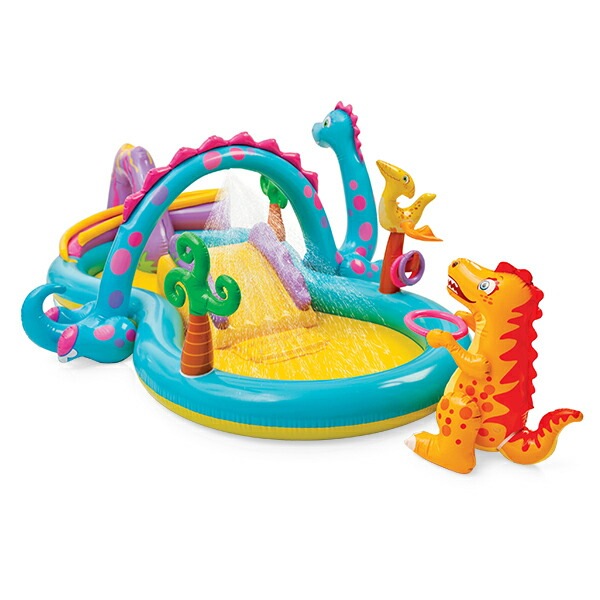 ƥå Intex ʥ ץ쥤󥿡 333  229  112cm 57135 Play Center Dinasour ܡդ ε Ҷ ӥˡס 