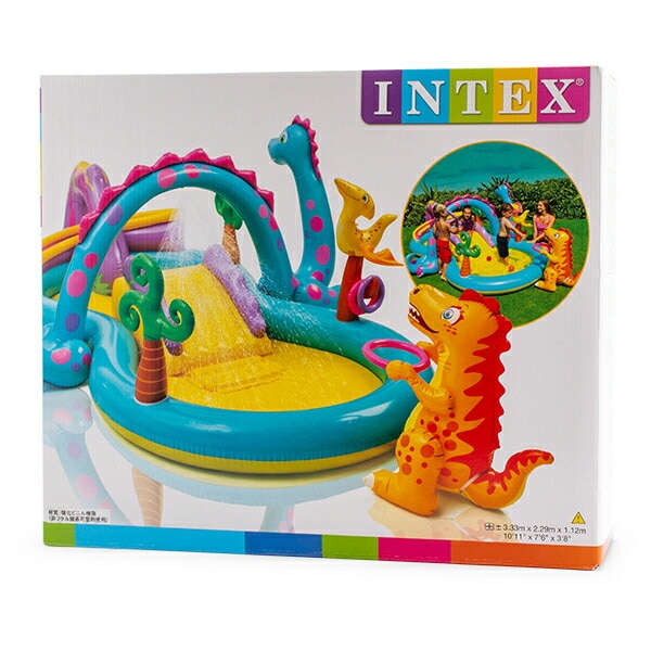 ƥå Intex ʥ ץ쥤󥿡 333  229  112cm 57135 Play Center Dinasour ܡդ ε Ҷ ӥˡס 