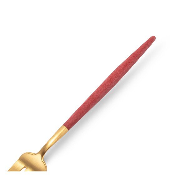 �����ݡ��� Cutipol GOA ���� �ڥ��ȥ꡼�ե����� ��åɡߥ������ Pastry fork Red Gold ���ƥ�쥹 ���ȥ�꡼ ��