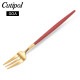 �����ݡ��� Cutipol GOA ���� �ڥ��ȥ꡼�ե����� ��åɡߥ������ Pastry fork Red Gold ���ƥ�쥹 ���ȥ�꡼ ��