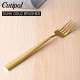 Cutipol ݡ DUNA GOLD BRUSHED ǥʥɥ֥å Dessert fork ǥȥե Gold Matt ɥޥå ȥ꡼ 5609881230909 DU07GB  