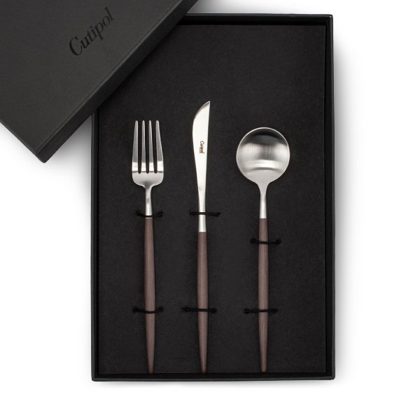 �����ݡ��� Cutipol ���� �ǥ�����3�����å� �ʥ��ա��ե����������ס��� �֥饦�� GOA official 3pcs box Brown Ȣ�դ� �뺧�ˤ� �̲� ��
