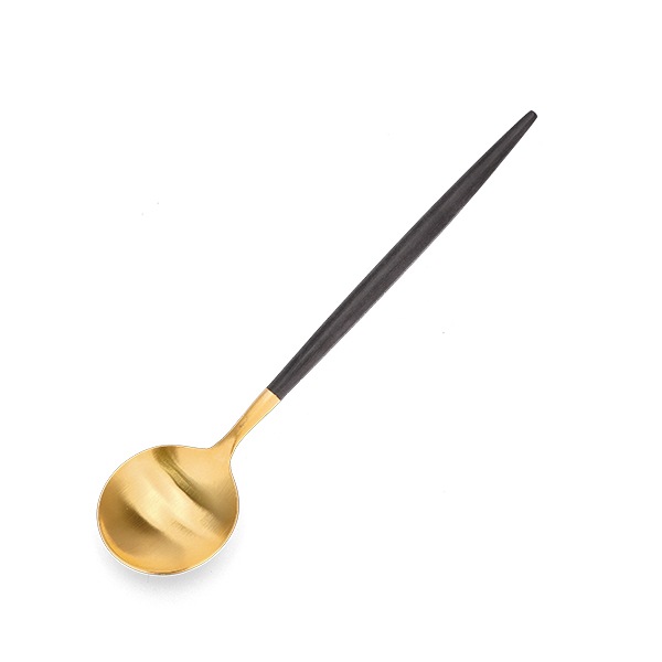 �����ݡ��� Cutipol GOA ���� �ǥ����ȥ��ס��� �֥�å��ߥ������ Dessert spoon Black ���ȥ�꡼ GO08G ������ ��