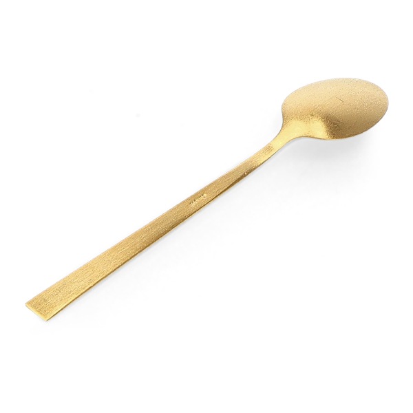 Cutipol �����ݡ��� DUNA GOLD BRUSHED �ǥ�ʥ�����ɥ֥�å���� Coffee spoon �����ҡ����ס��� Gold Matt ������ɥޥå� ���ȥ�꡼ 5609881749128 DU12GB ������ ��