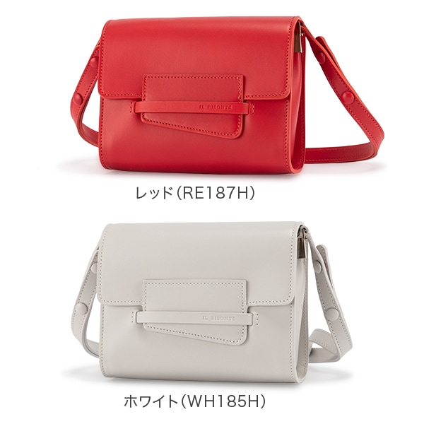 ����ӥ���� Il Bisonte �Хå� ���������Хå� �������Хå� BCR275PV0041 BELLE DONNE MINI FIFTY ON �쥶�� �� �Ф�ݤ� ��ǥ����� �ե��å���� ��