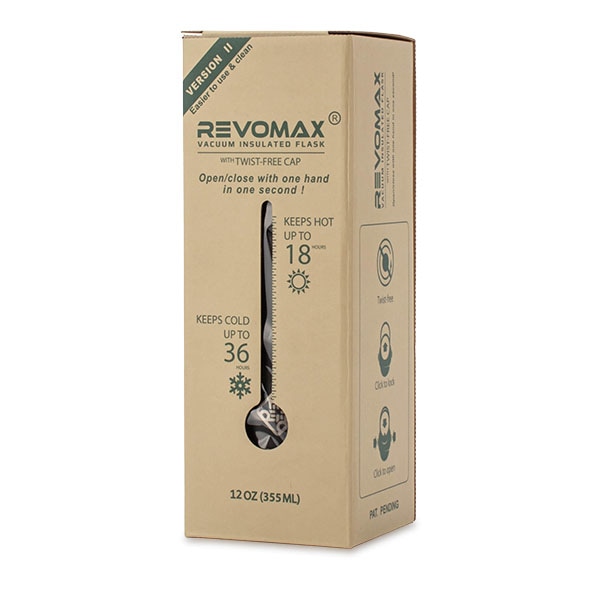 ��ܥޥå��� REVOMAX ���� �ޥ��ܥȥ� ú���ܥȥ� ��ܥޥå���2 355mL ����� ��󥿥å� ���� �ݲ� ú��OK ������Ǯ�ܥȥ� RevoMax2 SLIM ú���� ��
