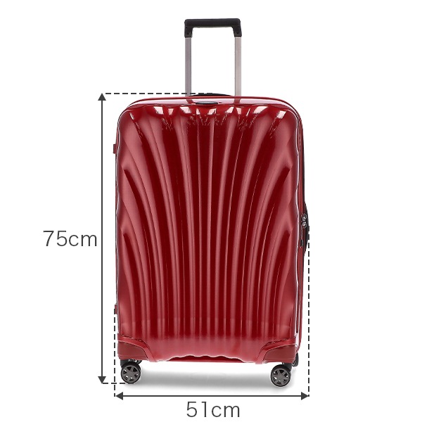 SAMSONITE［サムソナイト］シーライトスピナーXL RED サムソナイト Samsonite C-LITE シーライト コスモライト スピナー