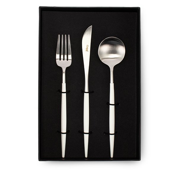 �����ݡ��� Cutipol ���� �ǥ��ʡ�3�����å� �ʥ��ա��ե��������ơ��֥륹�ס��� �ۥ磻�� GOA White 3pcs box Ȣ�դ� �뺧�ˤ� �̲� ��