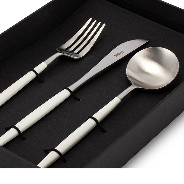 �����ݡ��� Cutipol ���� �ǥ��ʡ�3�����å� �ʥ��ա��ե��������ơ��֥륹�ס��� �ۥ磻�� GOA White 3pcs box Ȣ�դ� �뺧�ˤ� �̲� ��