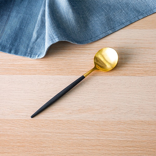 �����ݡ��� Cutipol GOA ���� �ơ��֥륹�ס��� �֥�å��ߥ������ Table spoon Black ���ȥ�꡼ �ǥ��ʡ����ס��� ������ ��