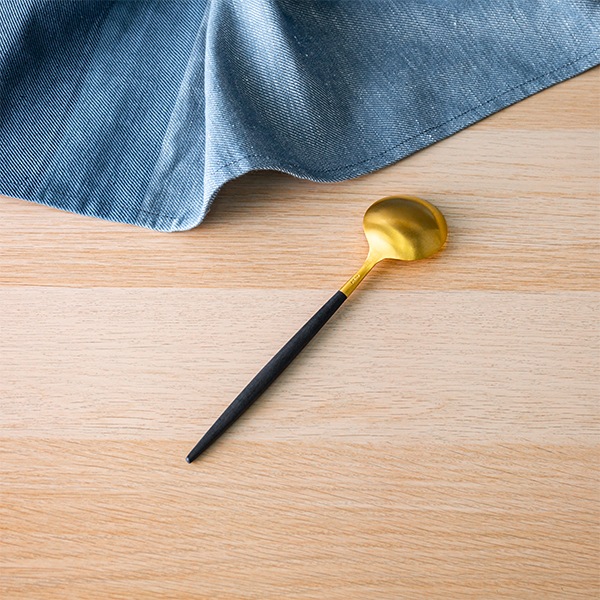 �����ݡ��� Cutipol GOA ���� �ơ��֥륹�ס��� �֥�å��ߥ������ Table spoon Black ���ȥ�꡼ �ǥ��ʡ����ס��� ������ ��