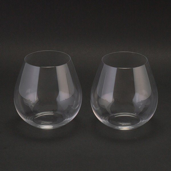 Riedel �꡼�ǥ� �磻�󥰥饹/����֥顼 2�ĥ��å� �����磻�󥿥�֥顼 The O wine Tumbler �ԥΡ��Υ��/�ͥåӥ����� Pinot / Nebbiolo 0414/07 ������  ��