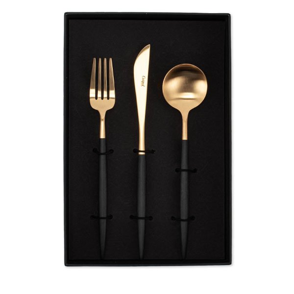 �����ݡ��� Cutipol ���� �ǥ��ʡ�3�����å� �ʥ��ա��ե��������ơ��֥륹�ס��� �֥�å��ߥ������ GOA 3pcs Ȣ�դ� �뺧�ˤ� �̲� ��