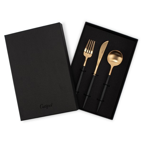 �����ݡ��� Cutipol ���� �ǥ��ʡ�3�����å� �ʥ��ա��ե��������ơ��֥륹�ס��� �֥�å��ߥ������ GOA 3pcs Ȣ�դ� �뺧�ˤ� �̲� ��