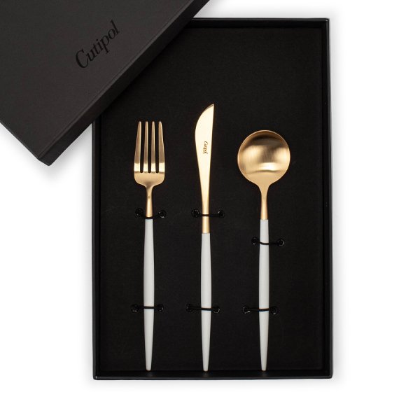 �����ݡ��� Cutipol ���� �ǥ�����3�����å� �ʥ��ա��ե����������ס��� �ۥ磻�ȡߥ������ GOA White 3pcs box Ȣ�դ� �뺧�ˤ� �̲� ��