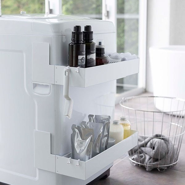 洗浄機専用ラック　4個 マグネット伸縮洗濯機ラック tower タワー 山崎実業 洗濯機 収納