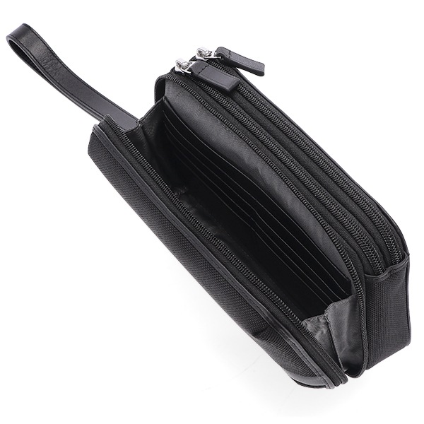 トゥミ TUMI ALPHA SLG クラッチ セカンドバッグ トリプルジップ