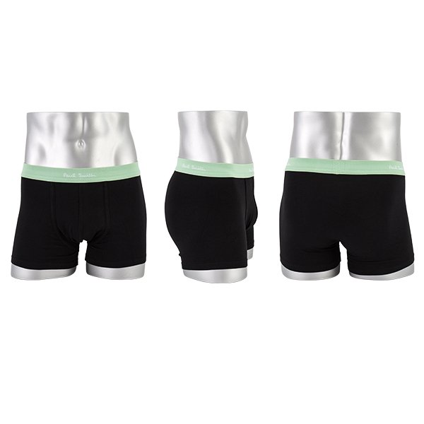 ݡ륹ߥ PAUL SMITH  ܥѥ 3祻å 914C ѥ    Men's Black Boxer Briefs 3 Pack 