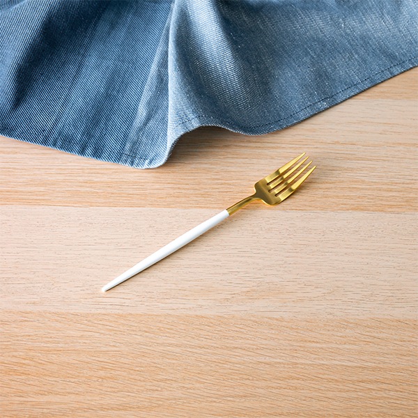 �����ݡ��� Cutipol GOA ���� �ե��å���ե����� �ۥ磻�ȡߥ������ Fish fork White Gold ���ȥ�꡼ ������ ��
