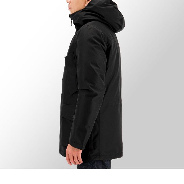 Woolrich フード付きナイロンジャケット M ダークグレー ウールリッチ WOOLRICH MOUNTAIN GTX PARKA メンズ ダウン