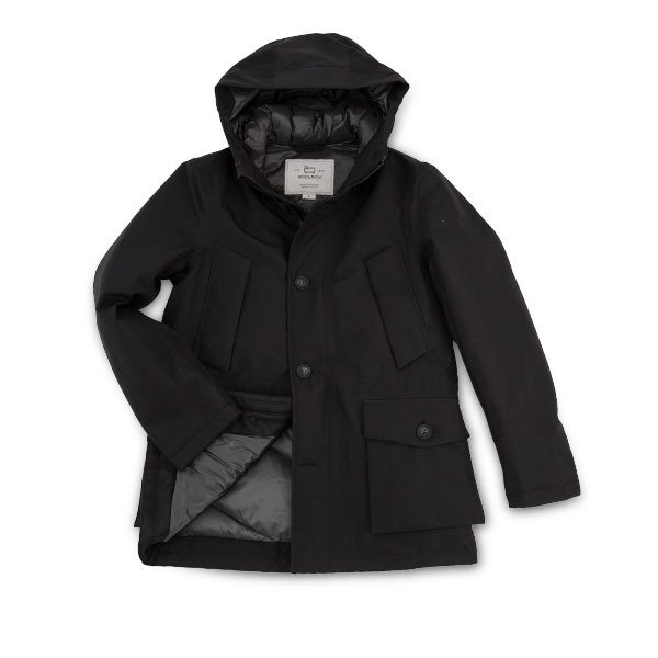 Woolrich フード付きナイロンジャケット M ダークグレー ウールリッチ WOOLRICH MOUNTAIN GTX PARKA メンズ ダウン