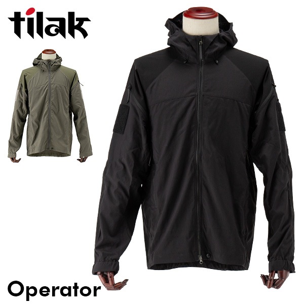 [あす着] ティラック Tilak Operator Jacket オペレータージャケット アウター ジャケット メンズ アウトドア 軽量 防風ミリタリー仕様 秋冬 登山 おしゃれ ティラック Tilak Operator Jacket オペレータージャケット アウター