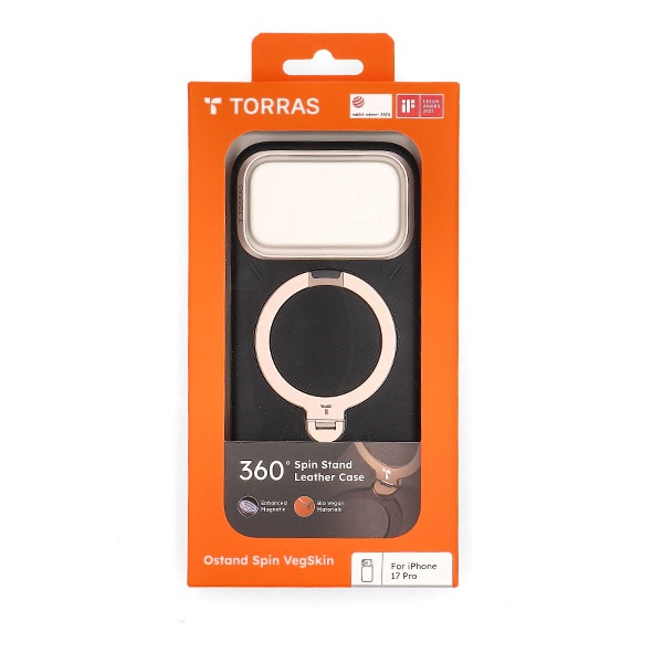 Ostand spin Torras ケース com - トラス Torras iPhone Air用 Torras - Ostand Q3 Spin Case Black X00FX2908 通販 全品無料配達