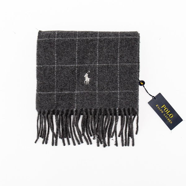 �ݥ� ���ե������ POLO RALPH LAUREN �ޥե顼 ���ȡ��� ��С����֥륦����ɥ��ڡ��� �������� PC0743 reversible windowpane scarf ��� ��ǥ����� ��˥��å��� �˽����� ��