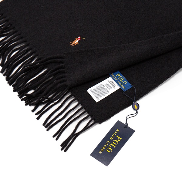 ݥ ե POLO RALPH LAUREN ޥե顼 ȡ ͥ㡼 ꥢ С󥦡  PC1047 signature italian virgin wool scarf  ǥ 