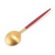 �����ݡ��� Cutipol GOA ���� �����ҡ����ƥ������ס��� ��åɡߥ������ Tea spoon/ Coffee Spoon Red Gold ���ƥ�쥹 ���ȥ�꡼ ��