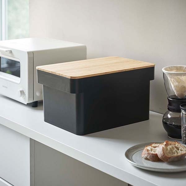 ブレッドケース ブレッドナイフホルダー付 タワー tower 山崎実業 パン